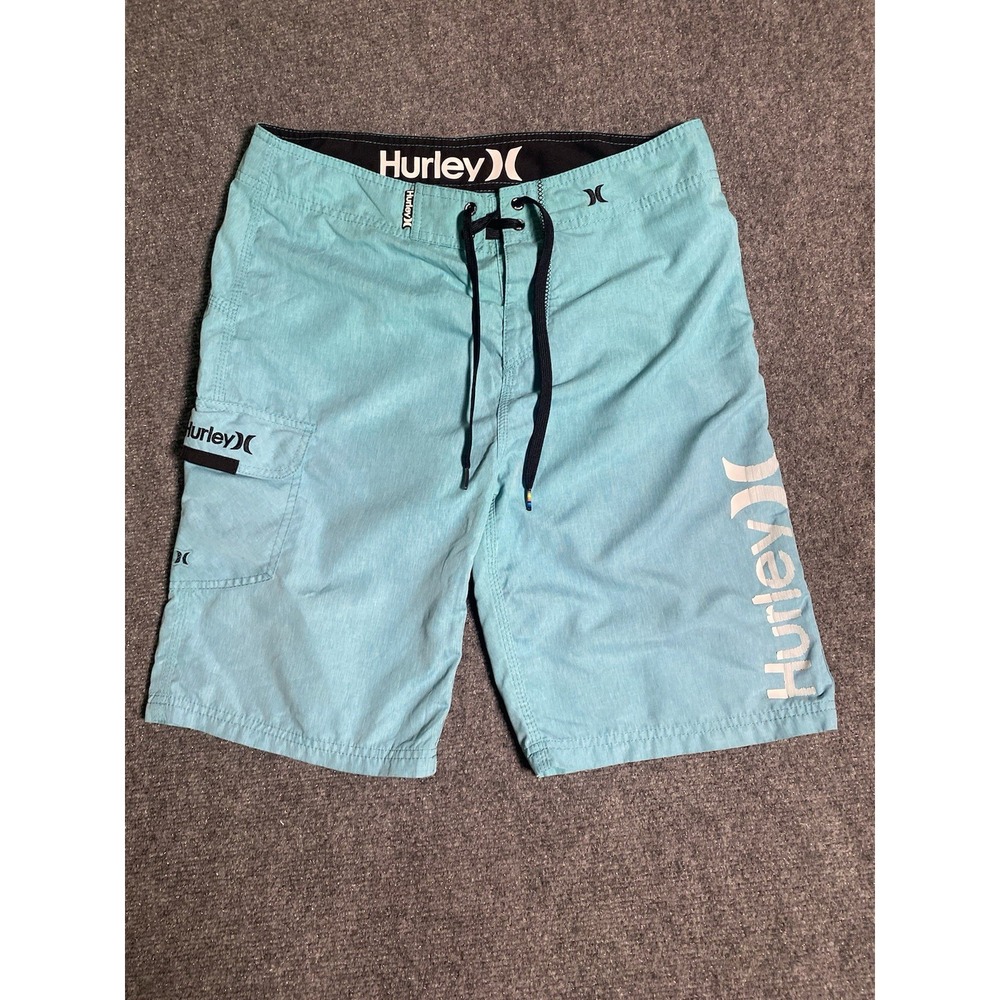 Hurley Men Board Swim Shorts 9" Inseam  Swimming Trunks Cargo Beach Sz 30